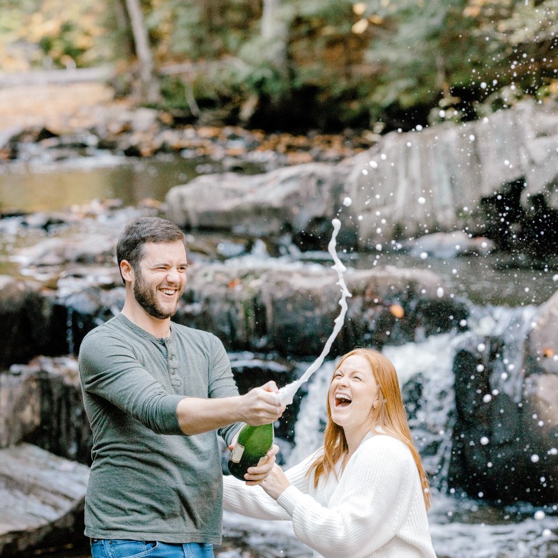 Middlebury, VT engagement photo